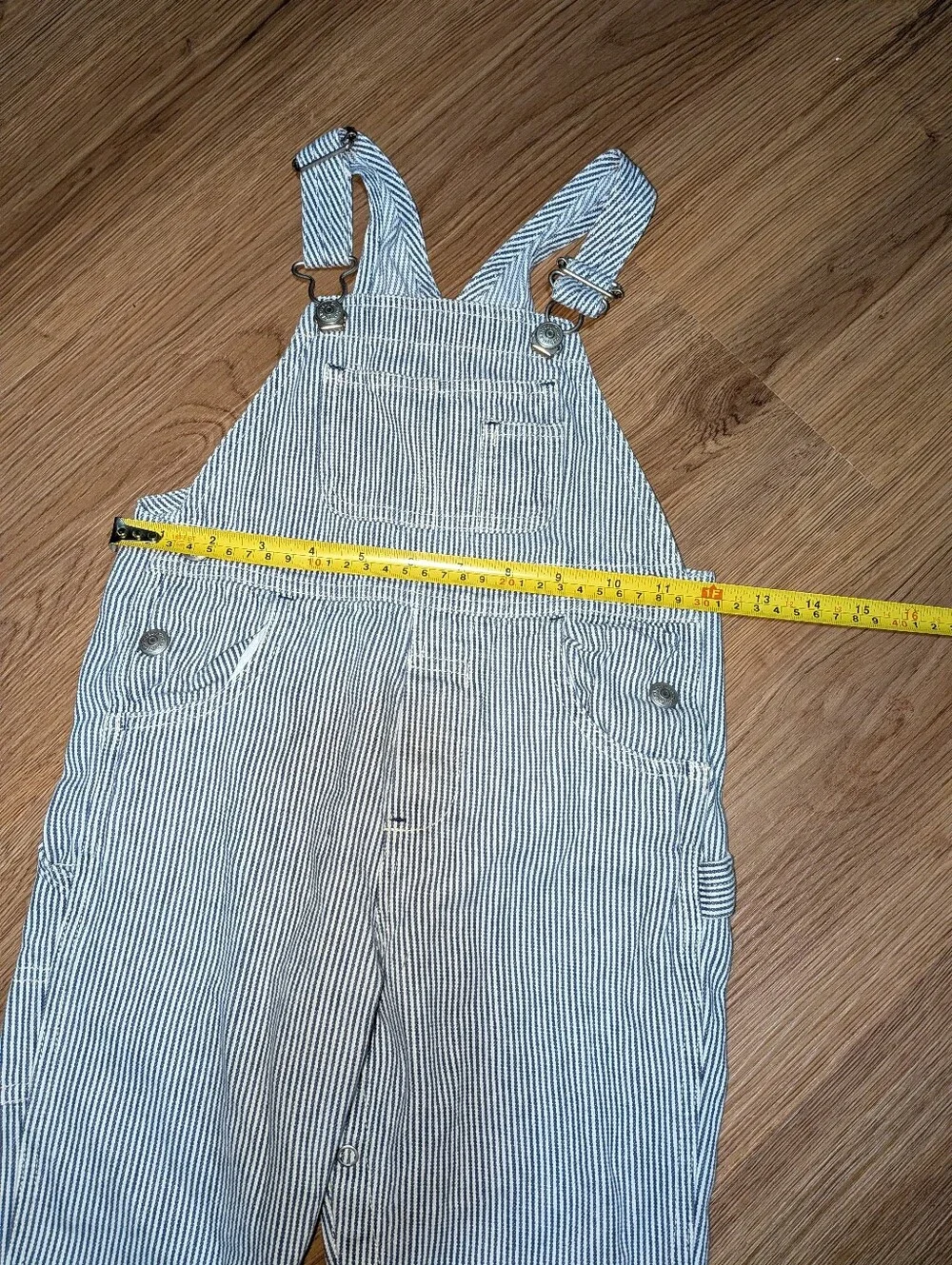 Baby Gap Vintage Striped Conductor Overalls 24-30 Months